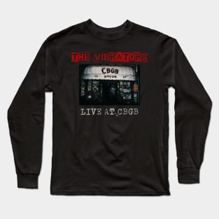 the vibrators live at cbgb Long Sleeve T-Shirt